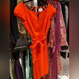 Designer Milly Red Dress